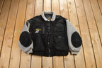 Vintage 1980s Suede Leather Treeline Jacket