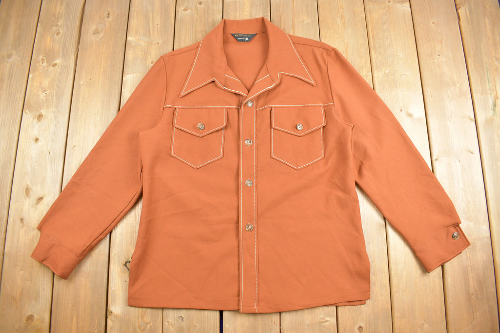 Vintage 1970s JC Penney Button Up Shirt