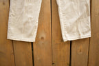 Vintage 1990s White Cargo Pants Size 34x31