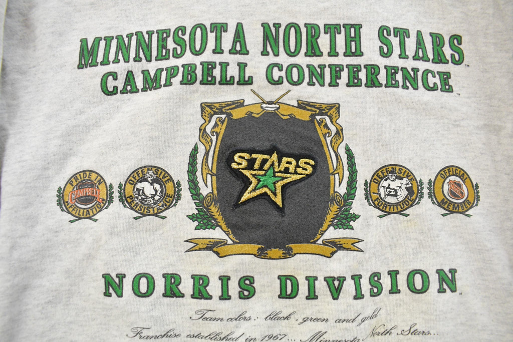 Vintage 1990s Minnesota North Stars NHL Crewneck Sweatshirt Men's Large
