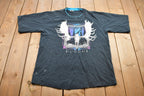 Vintage 1990s Alaska Moose Skull Double Collar Ayahuasca Trip Souvenir T Shirt