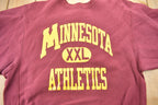 Vintage 1990s University of Minnesota Collegiate Champion Reverse Weave Crewneck  Made In USA  NCAA Sweatshirt  Sportswear