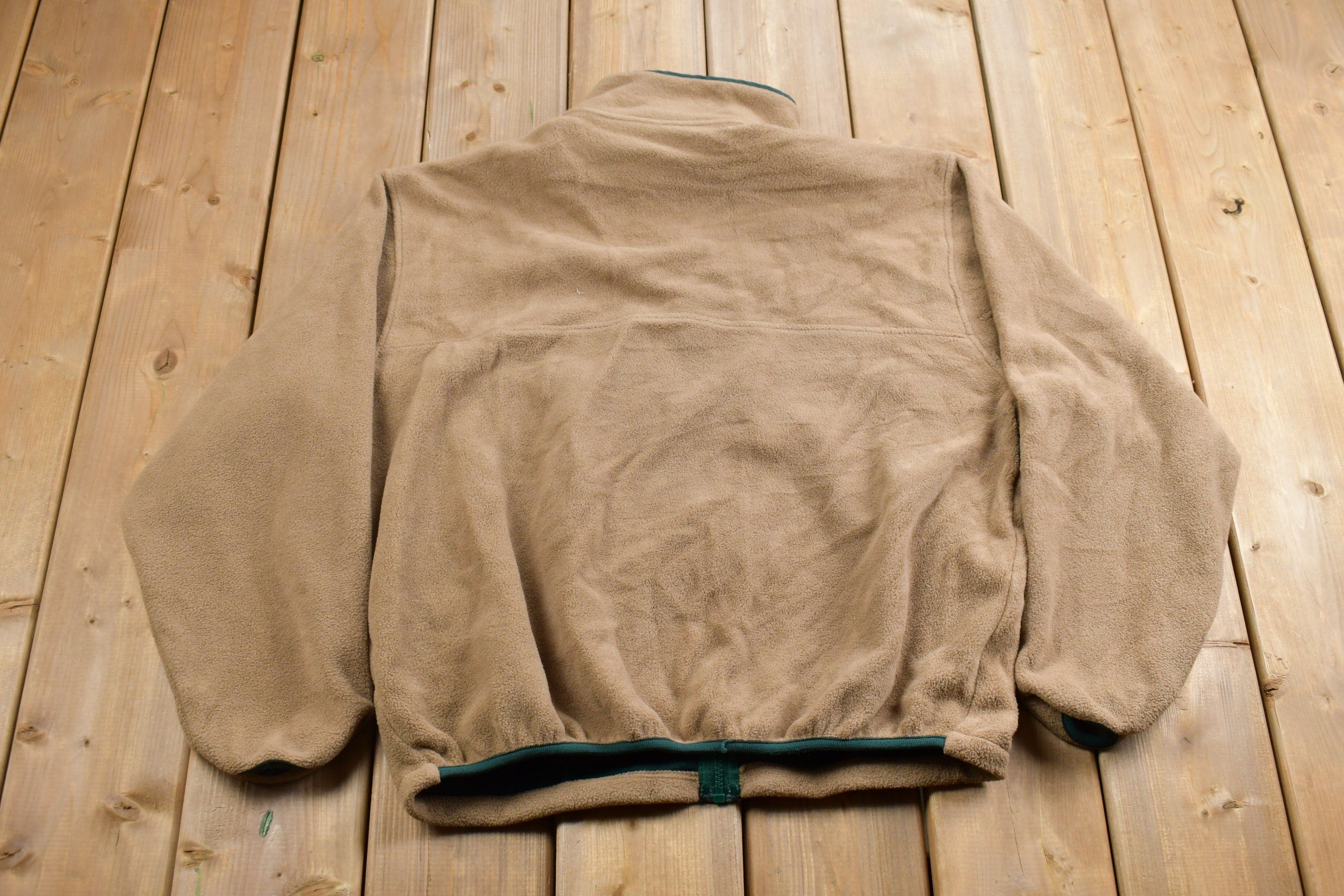 Vintage 1990s Zip Up Fleece Sweater