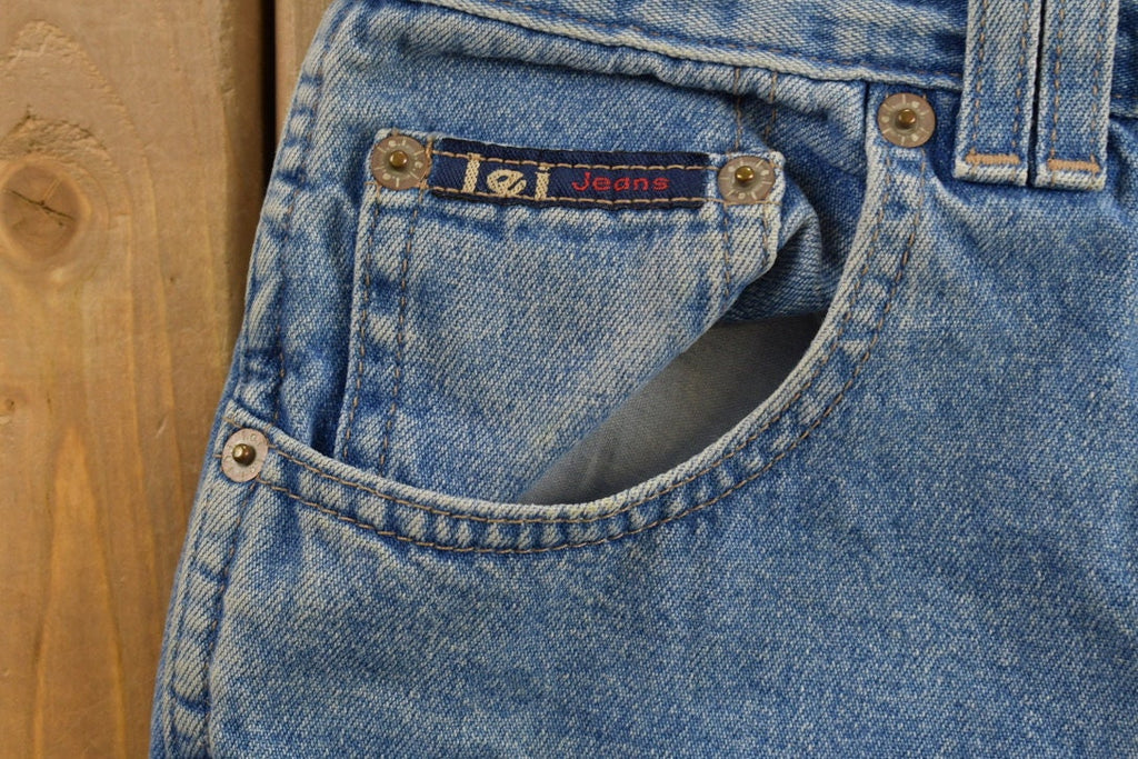 Vintage 1990s L.E.I Blue Denim Baggy Jeans 26 x 30