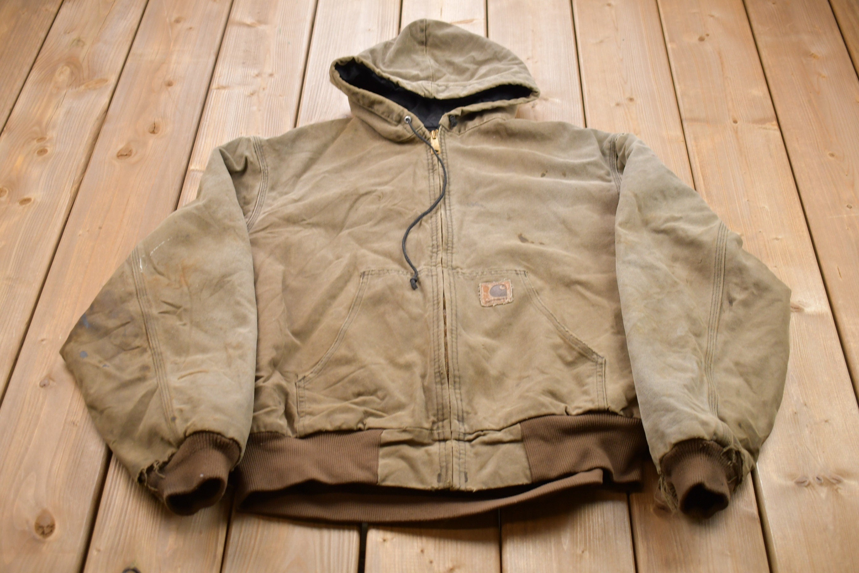 Vintage 1990s Carhartt Hooded Jacket