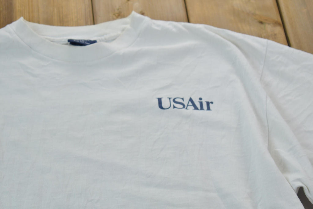 Vintage 1990s USAir Graphic T-Shirt