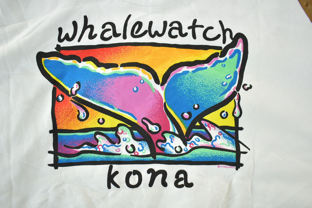 Vintage 1990s Whalewatch Kona Crewneck Sweatshirt