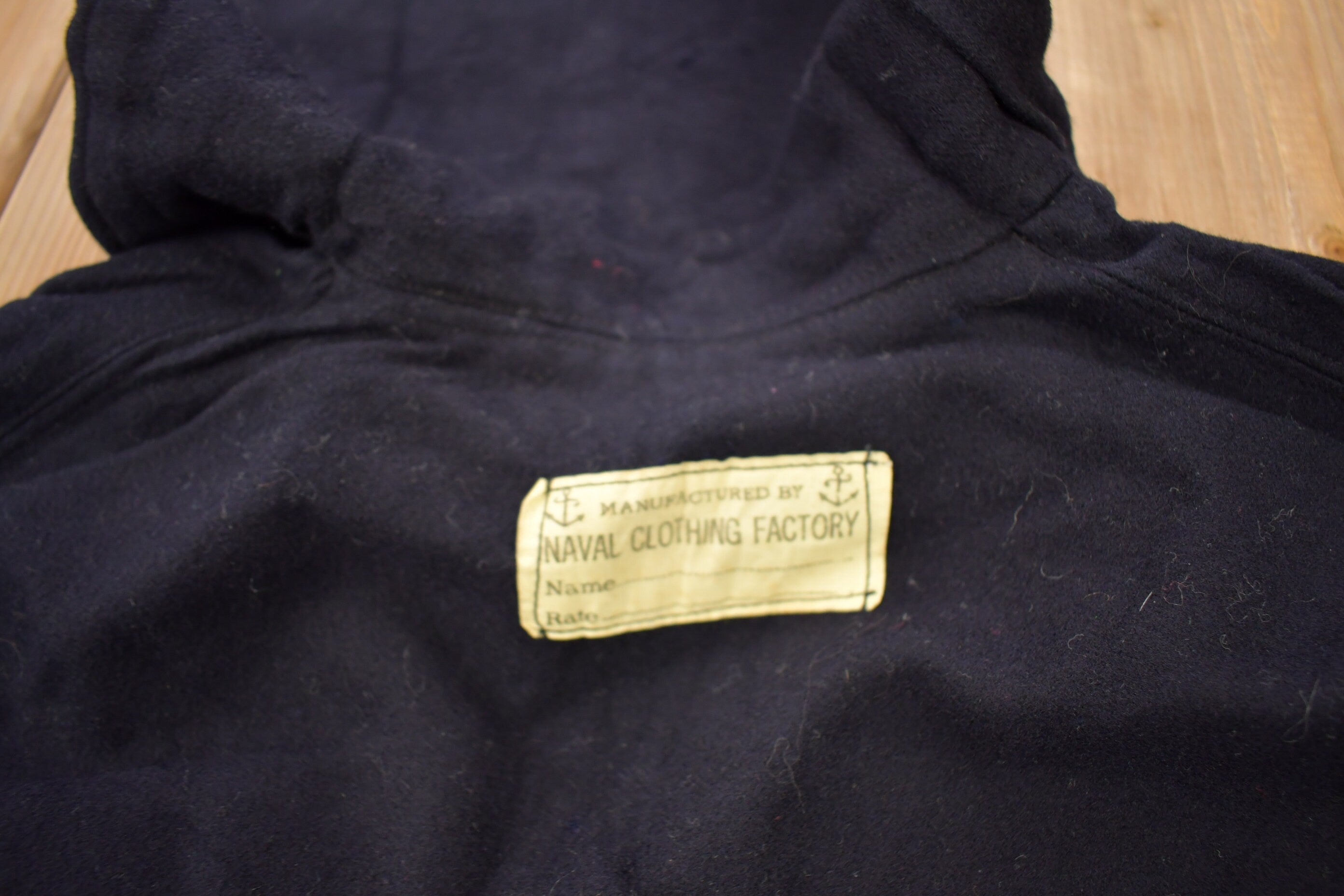 Vintage 1940s WWll Naval Clothing Factory Wool Sweater