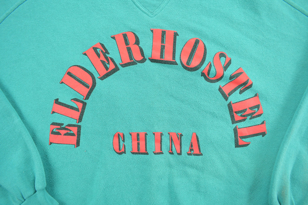 Vintage 1980s Elderhostel China Crewneck Sweatshirt
