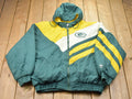 Vintage 1990s Green Bay Packers NFL Logo7 Puffer Jacket