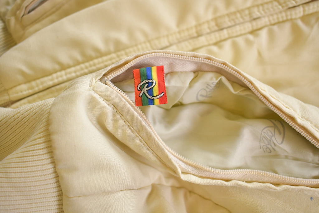 Vintage 1990s Robbe White Bomber Jacket