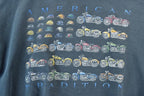 Vintage 1990s American Tradition Motorcycle Souvenir Crewneck Sweatshirt