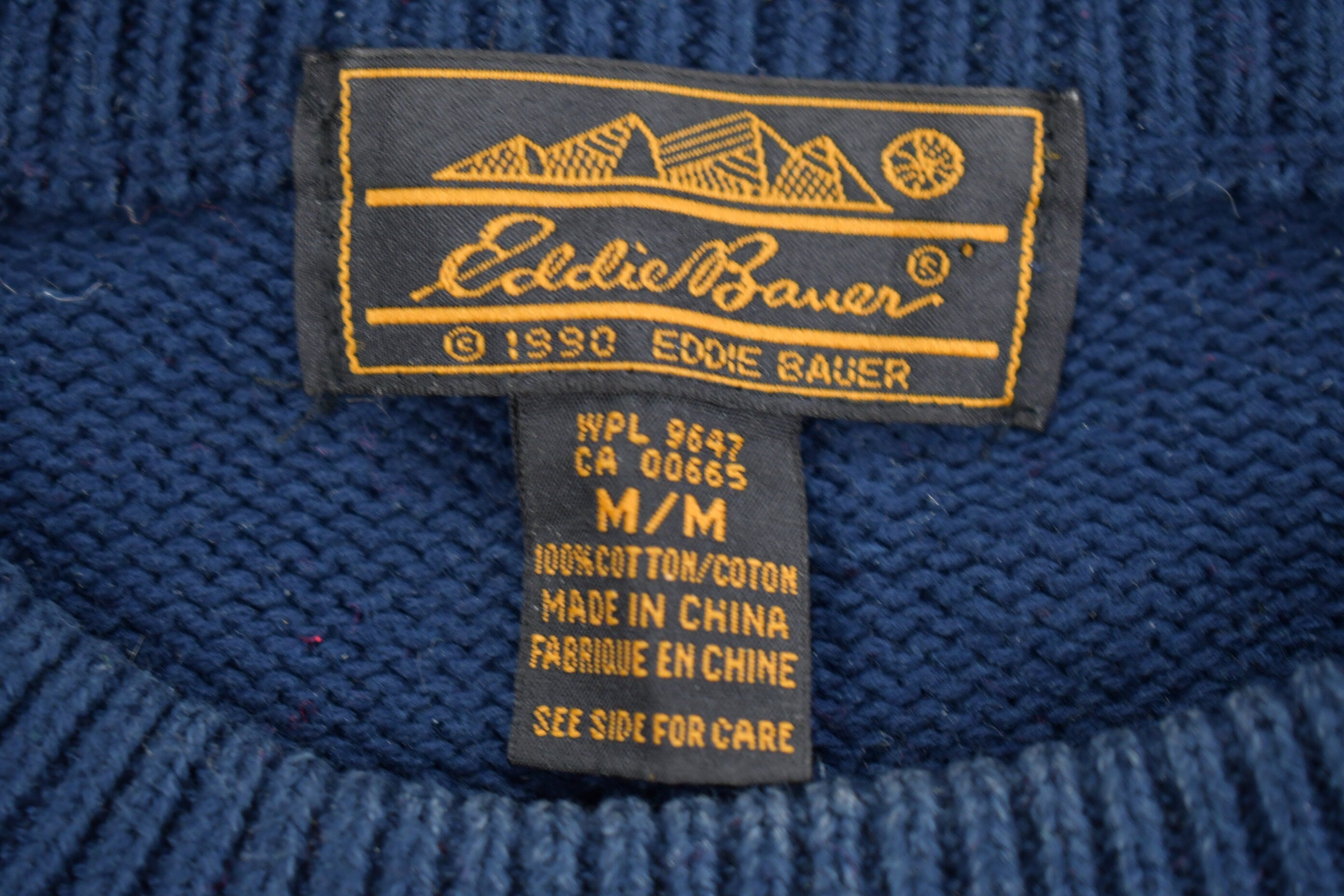 Vintage 1990 Eddie Bauer Floral Knit Sweater