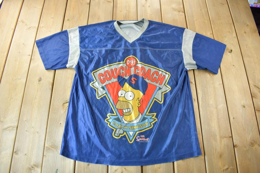 Vintage 2003 The Simpsons Homer Couch Coach Jersey