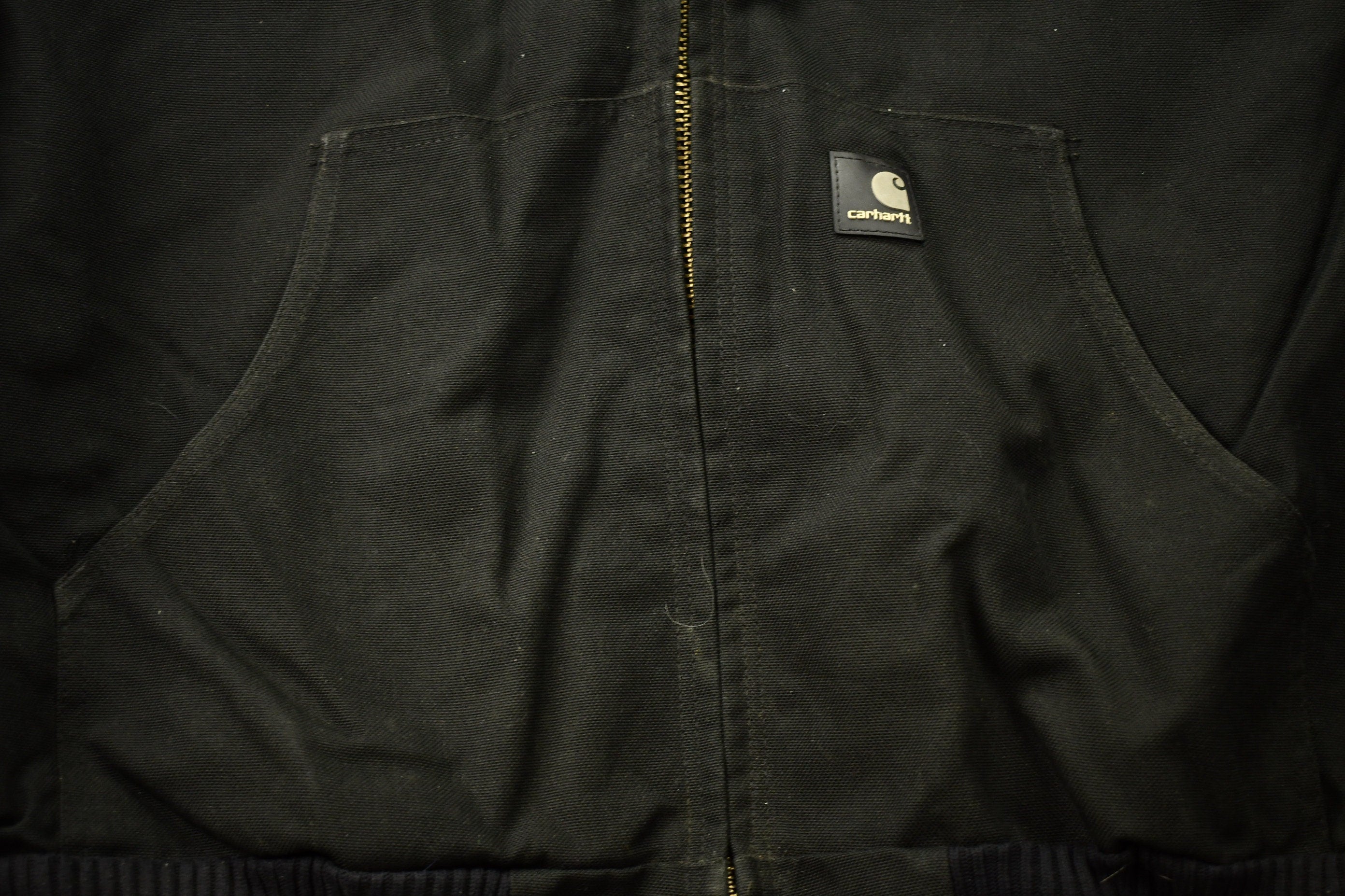Vintage 1990s Carhartt Zip Up Hooded Jacket