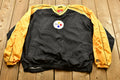 Vintage 1990s Pittsburgh Steelers NFL Pullover Windbreaker