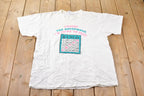 Vintage 1990s Funny Bingo Theme Single Stitch Graphic T Shirt Made In USA