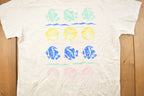 Vintage 1990s Fish And Shells Graphic T Shirt