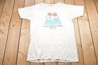 Vintage 1990s I Love Saturdays Sundaes And You Graphic T-Shirt