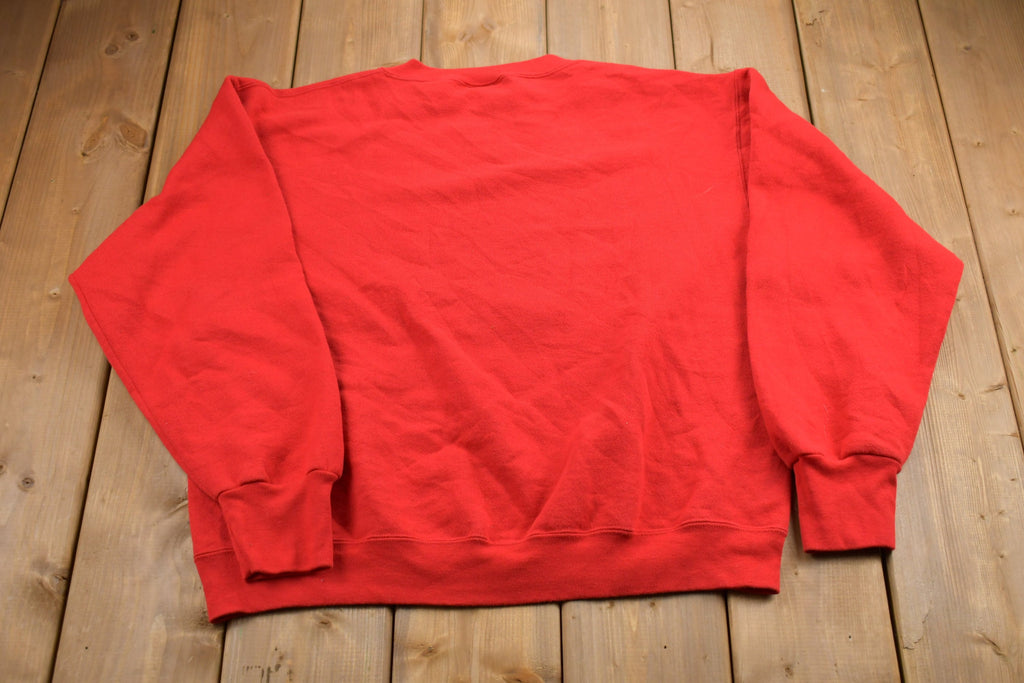 Vintage 1990s Peace On Earth Bird Graphic Crewneck Sweatshirt
