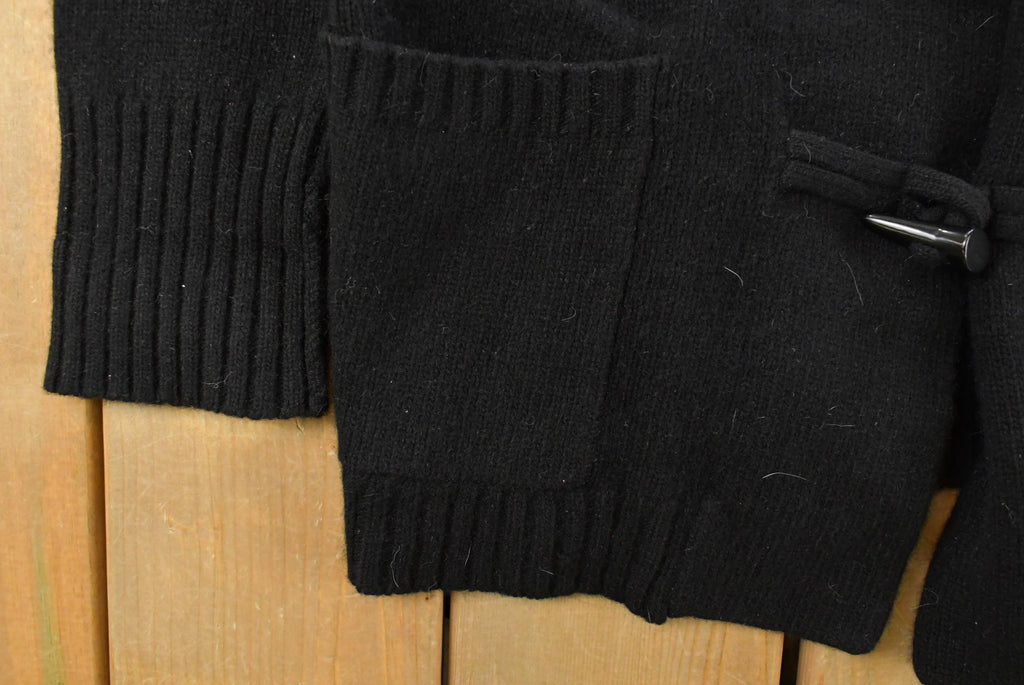 Vintage 1990s Lauren Ralph Lauren Knit Hooded Wool Sweater Women's L