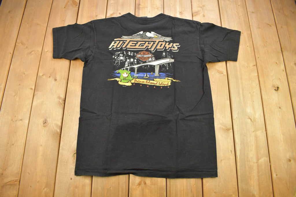 Vintage 1996 Harley Davidson Prince Edward Island Canada T-Shirt