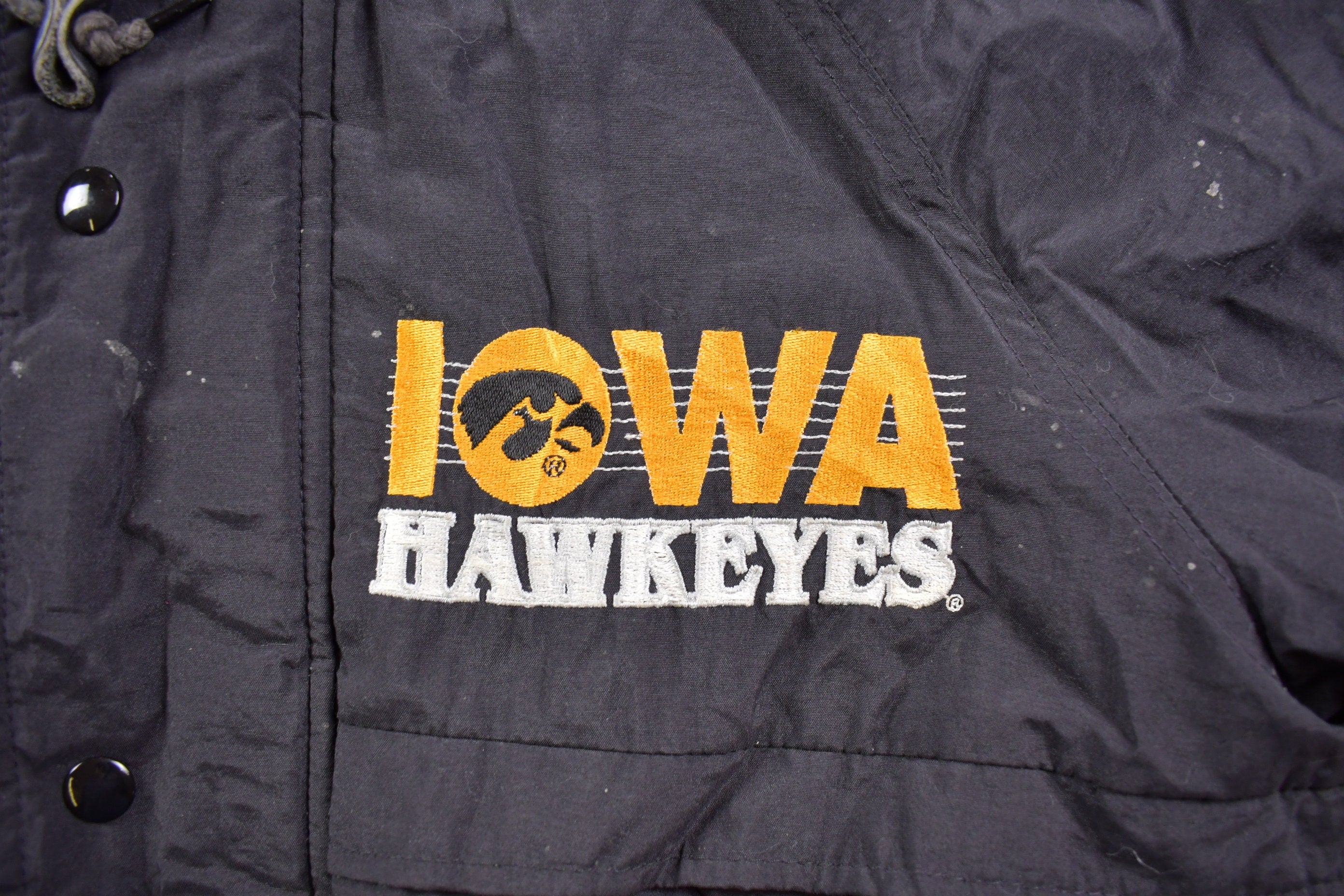 Vintage 1980s University of Iowa Hawkeyes #1 Apparel Collegiate Jacket