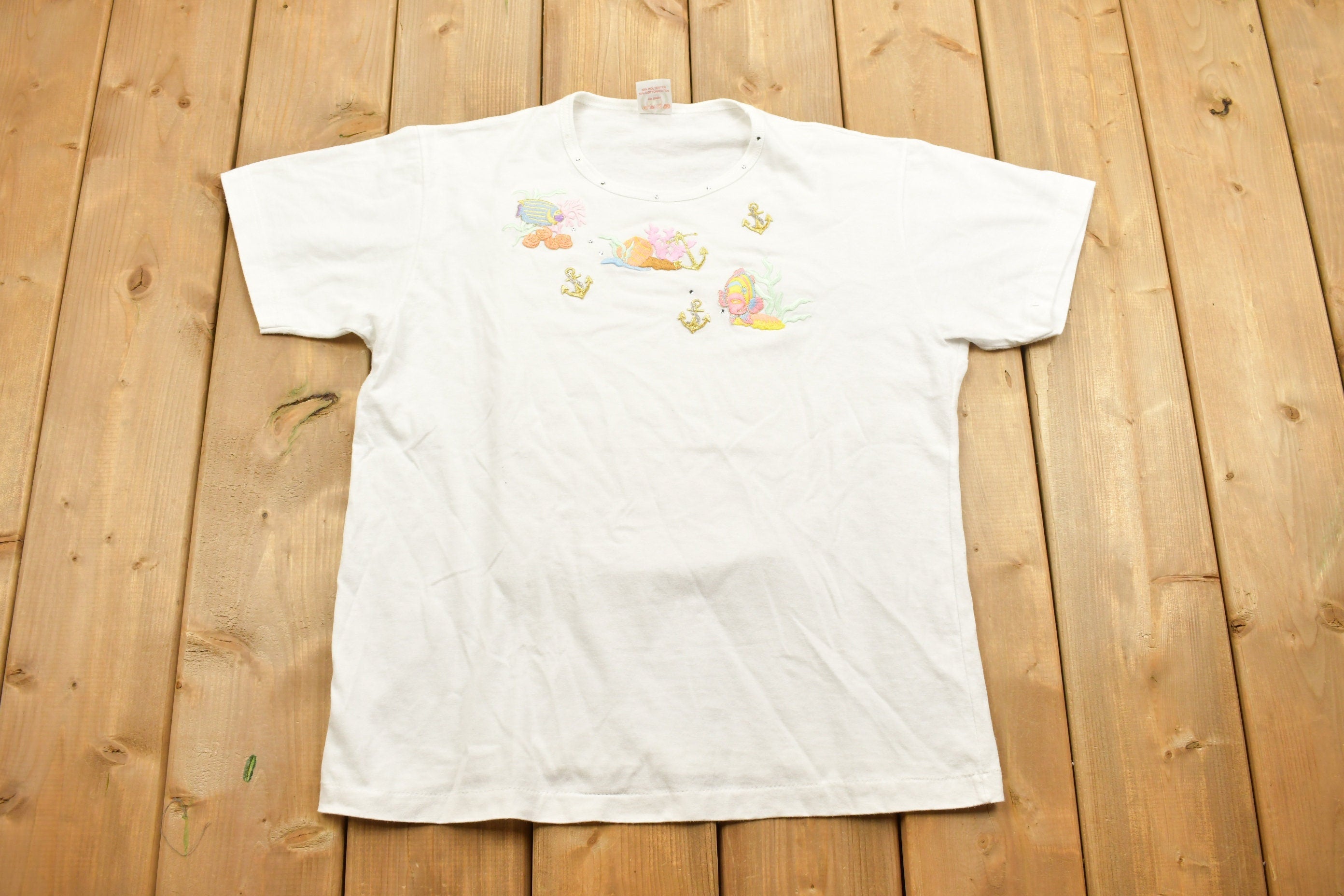 Vintage 1990's Nautical Theme T-Shirt