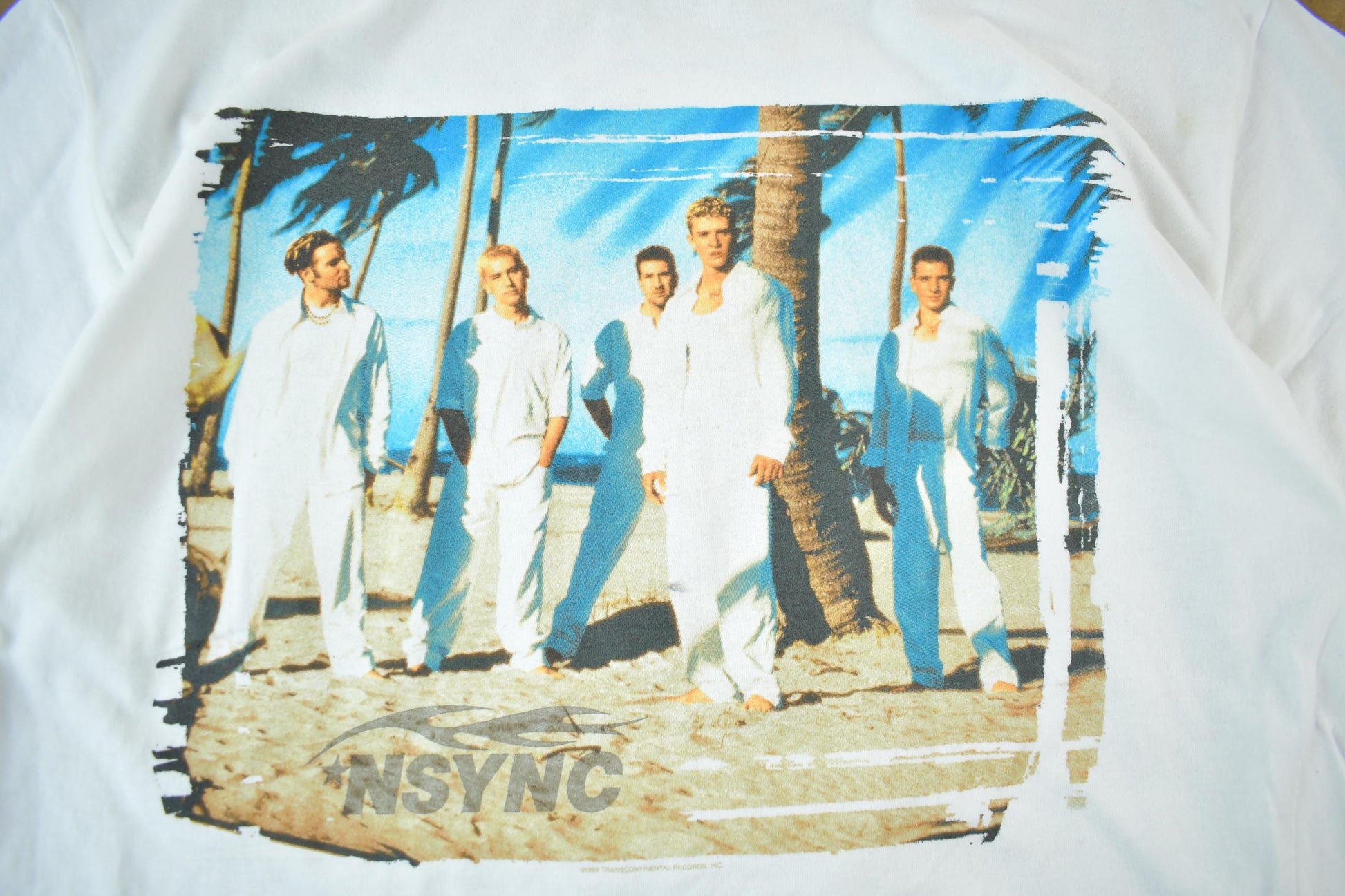 Vintage 1999 N Sync Band T-Shirt Mens XL