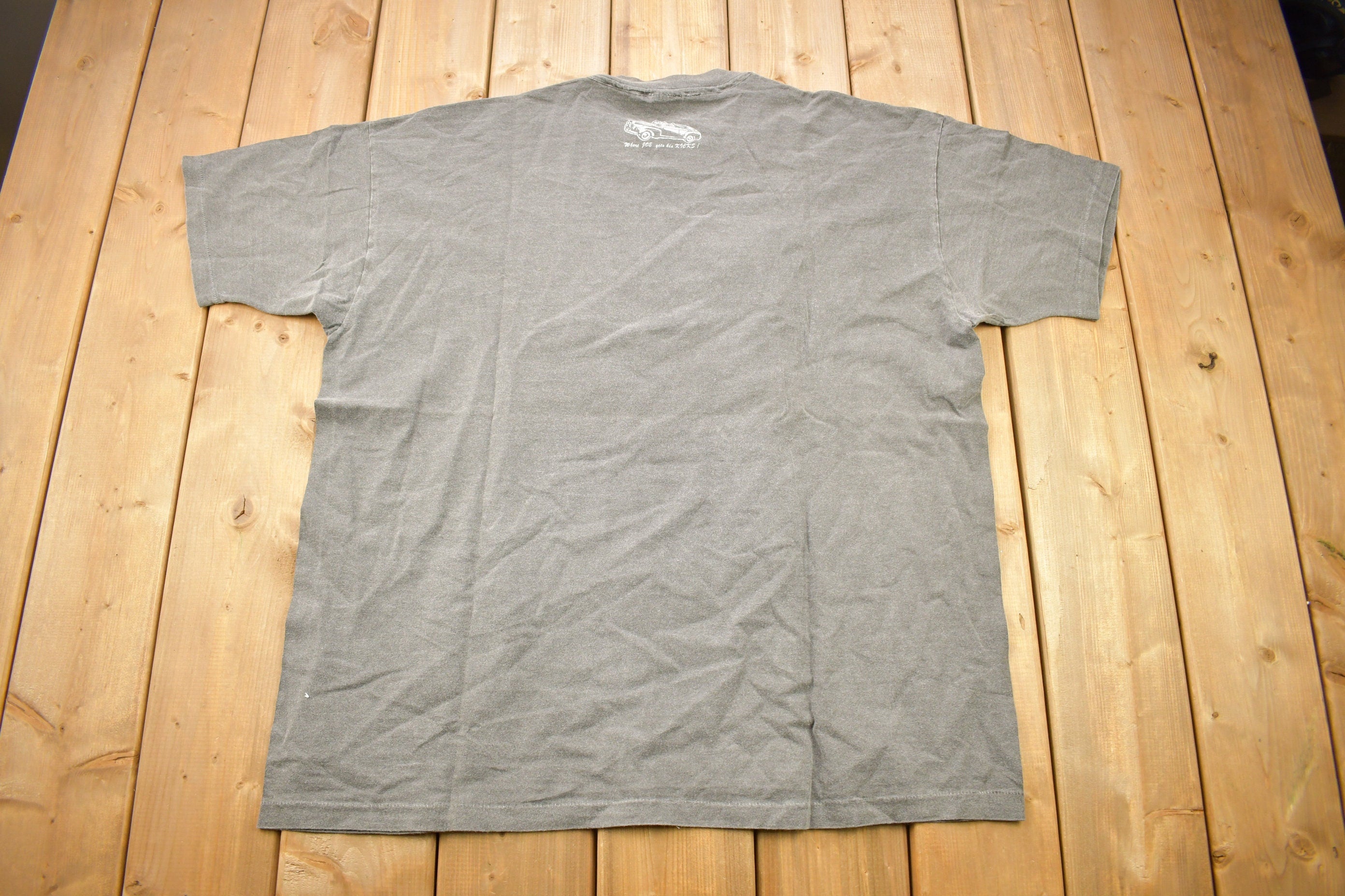 Vintage 1990s US Route 66 Joe America Diner Graphic T-Shirt