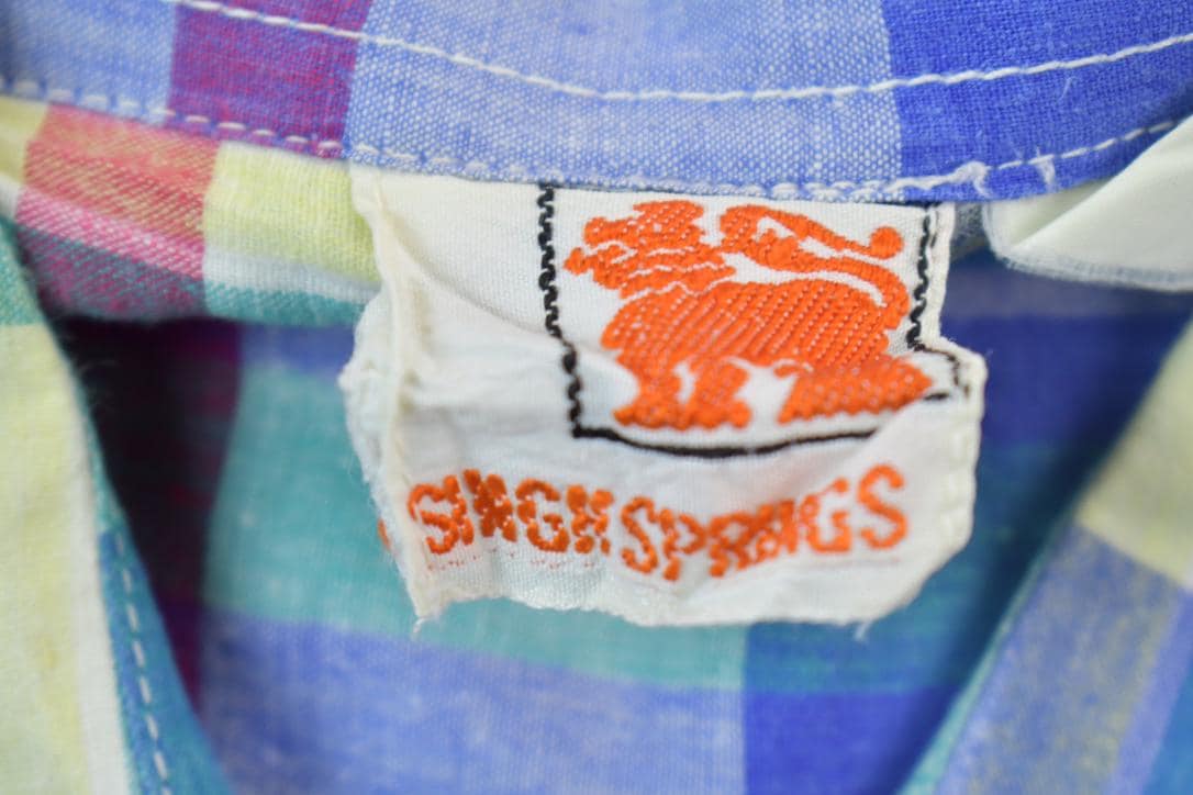 Vintage 1990s Multi Colored Flannel Shirt