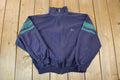 Vintage 1990s Puma Full Zip Mock Neck Sweatshirt