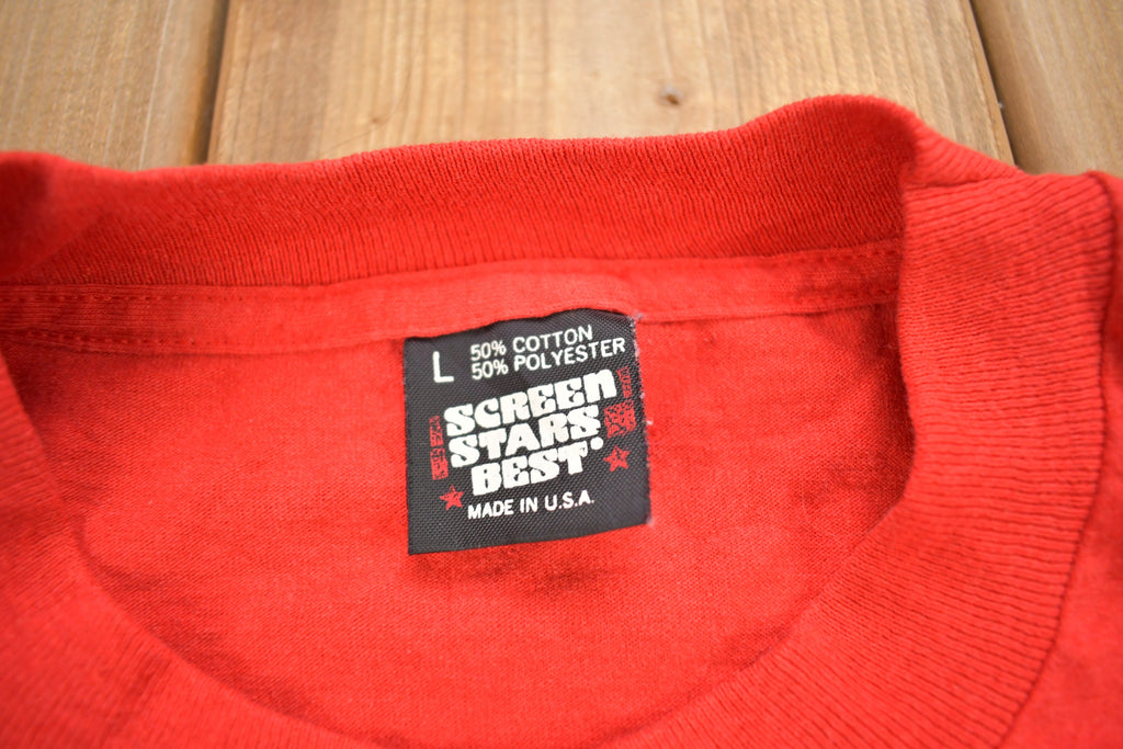 Vintage 1989 Ohio State University Football Theme Collegiate T-Shirt