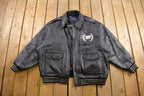 Vintage 1990s Phat Farm Leather Jacket