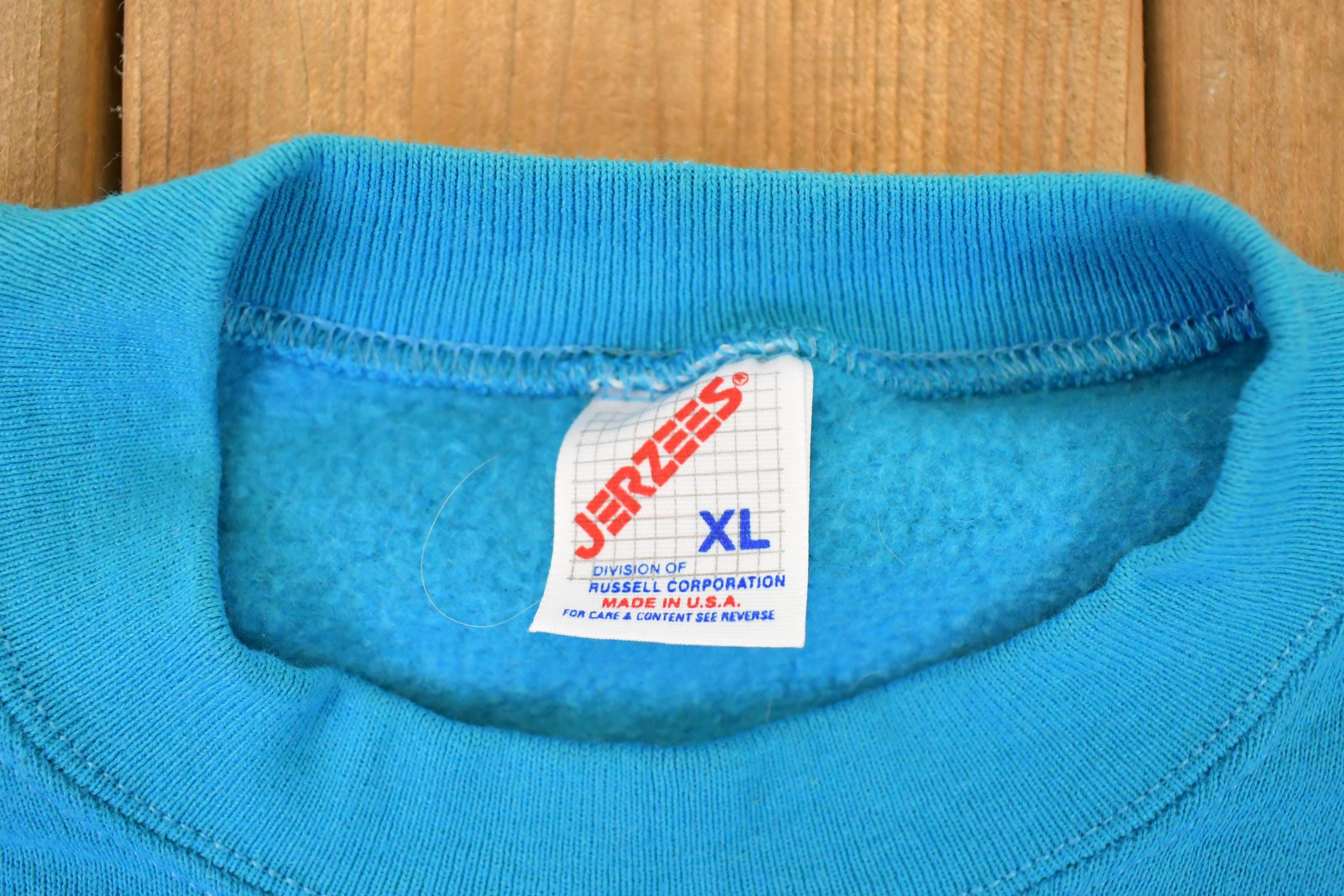 Vintage 1990s Music It's Worth it Graphic Print Crewneck Sweatshirt Men's L
