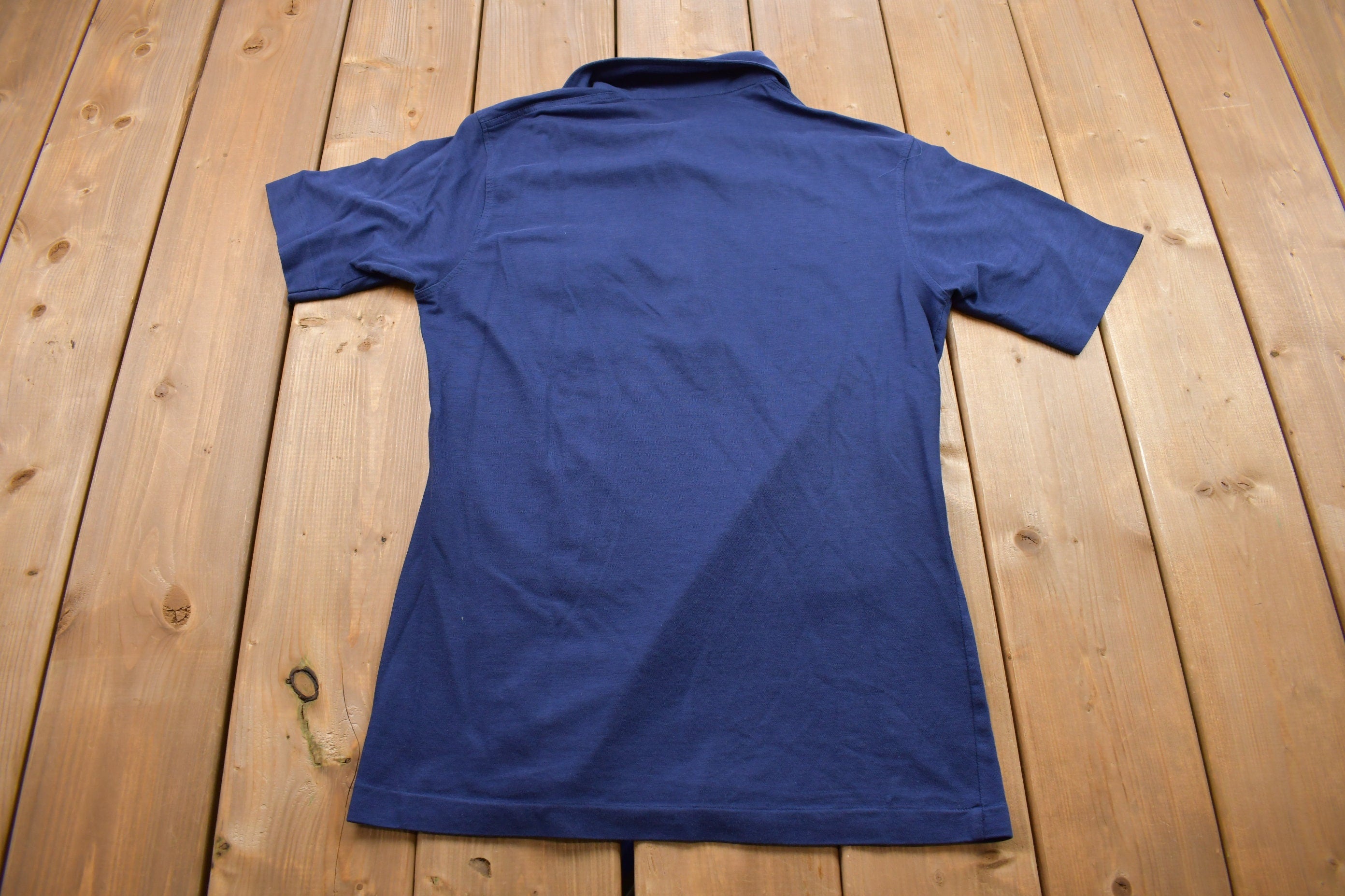 Vintage 1980s Pierre Cardin Button Up Collared T Shirt