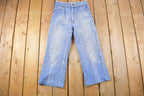 Vintage 1990s Denim Capri Flared Jeans Size 26 x 23
