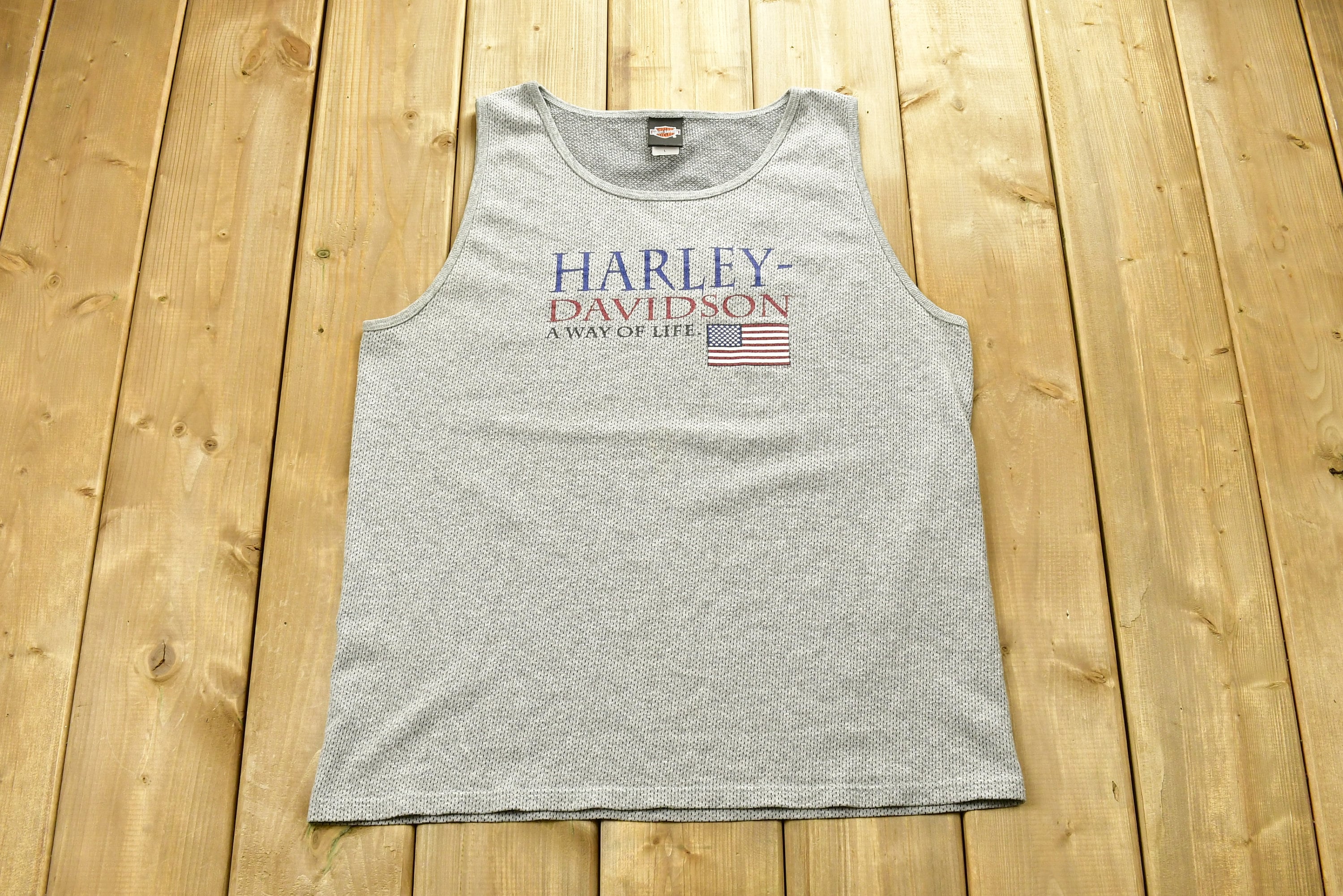 Vintage 1997 Harley Davidson Motorcycles Ocala Tank Top Shirt