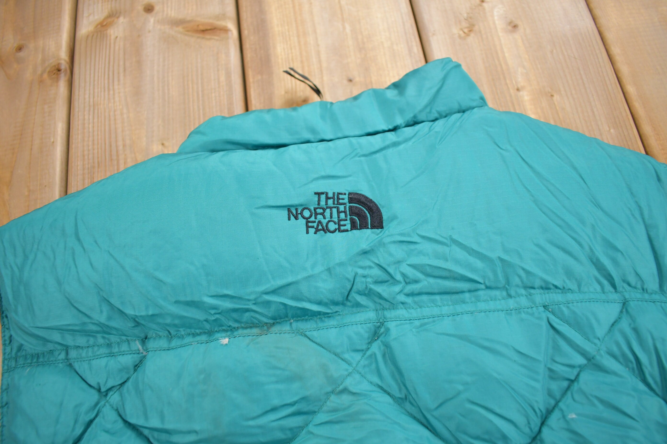Vintage 1990s The North Face Diamond Quilt Puffer Vest