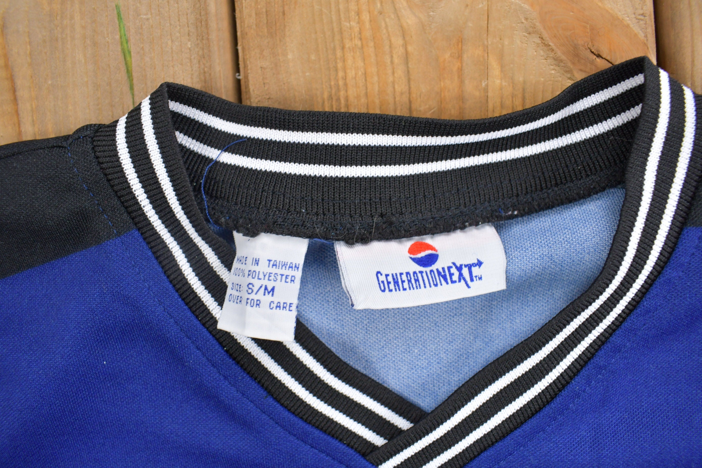 Vintage 1990s Pepsi Long Sleeve Graphic Jersey Shirt