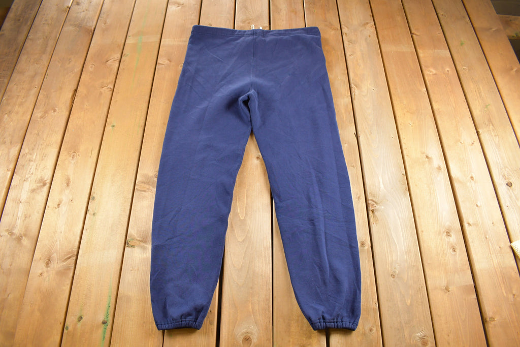 Vintage 1990s Russell Athletics Blank Blue Track Pants Size XL