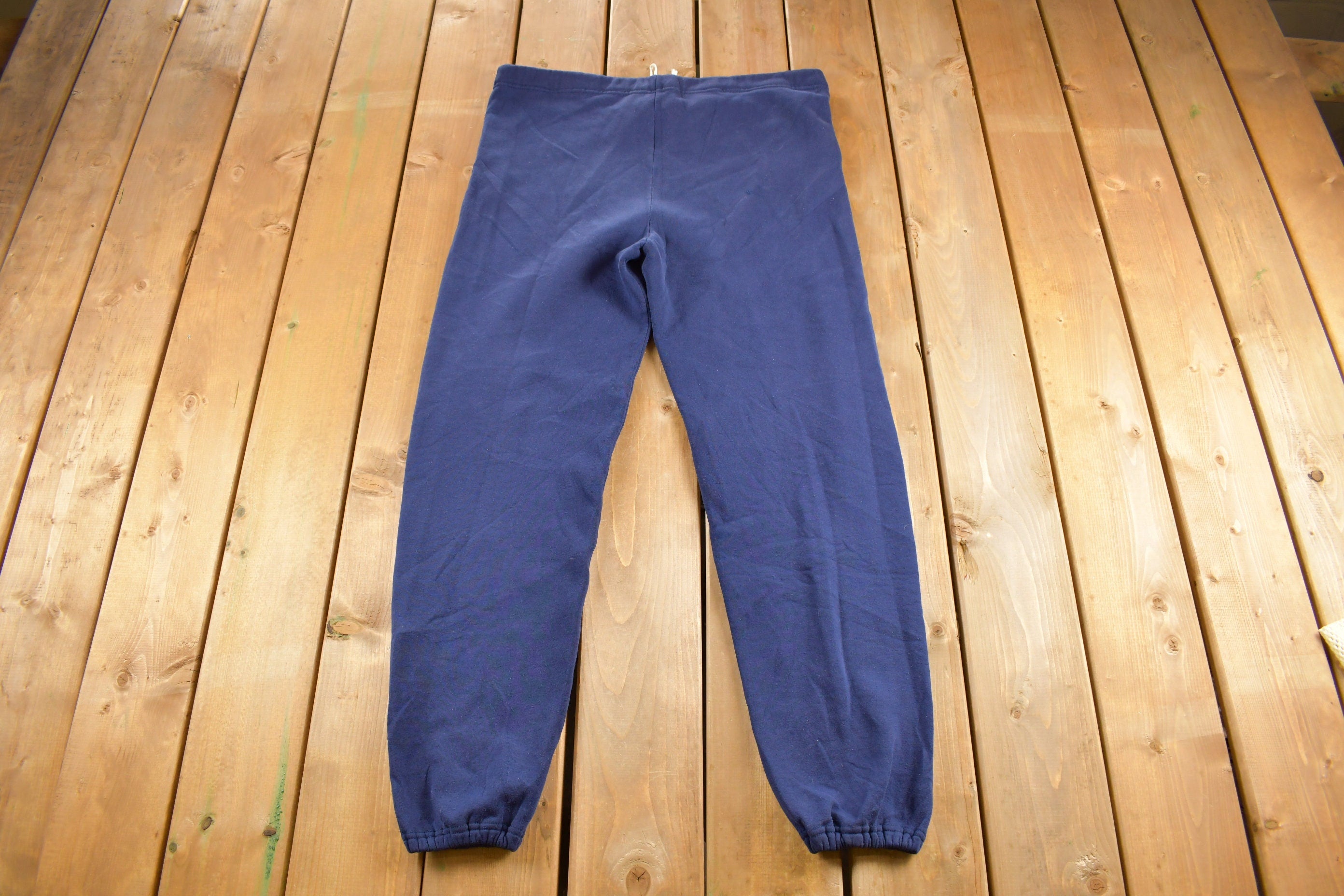 Vintage 1990s Russell Athletics Blank Blue Track Pants Size XL