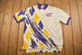 Vintage 1990s Fredericksburg Falcons Graphic Collard Polo Shirt