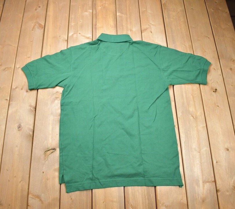Vintage 1990s Dockers Green Polo Button Up Shirt  Plain Shirt  Casual Shirt  Formal Shirt