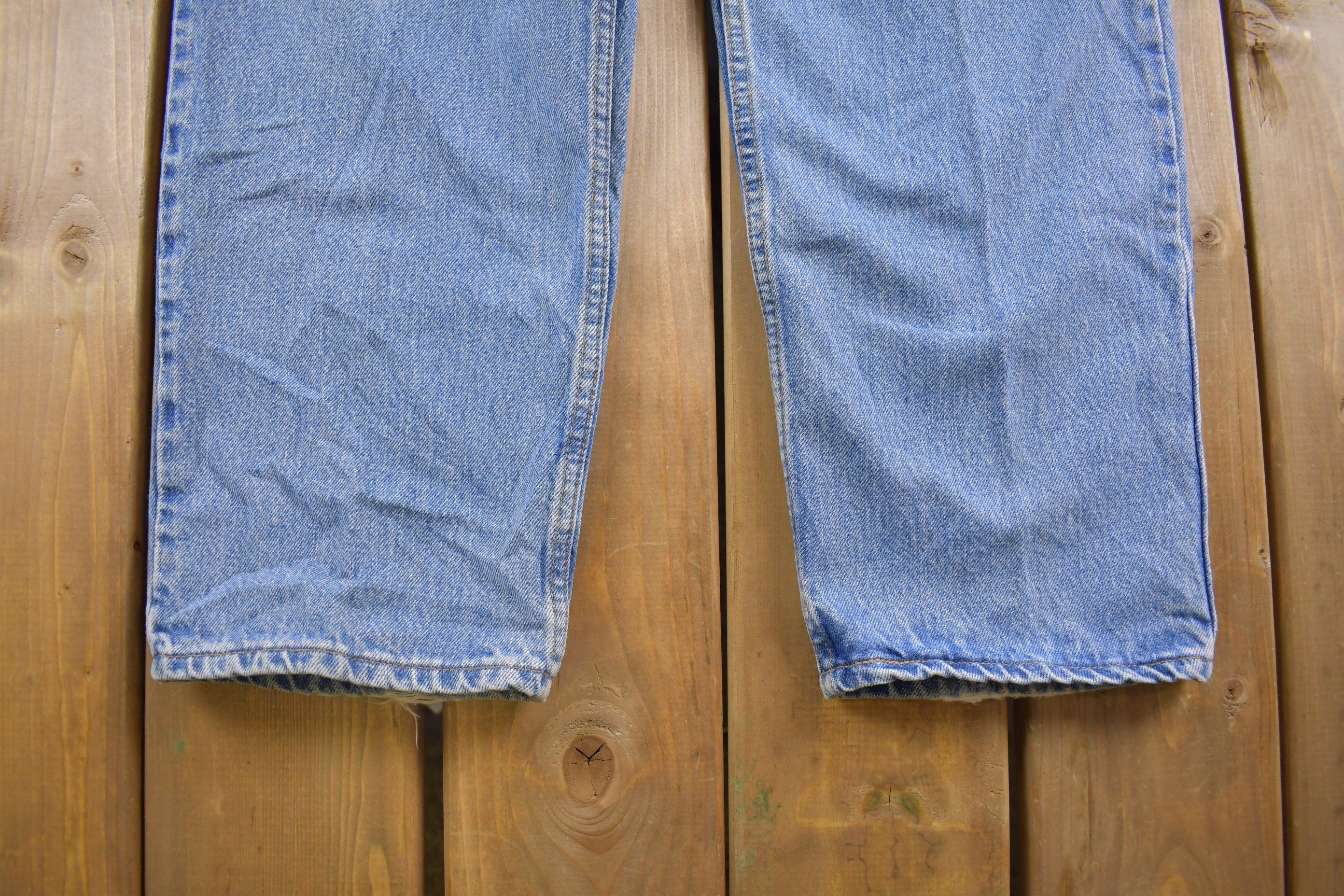 Vintage 1990s Levi's 550 Red Tab Jeans Size 34 x 31