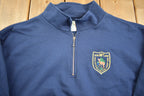 Vintage 1999 Doe Lake 50th Ontario Guide Camp Quarter Zip Sweatshirt
