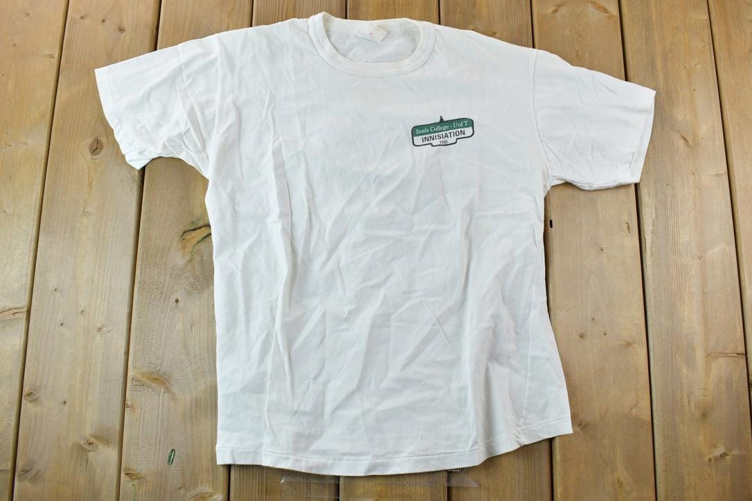 Vintage 1990 Innis Innisiation Souvenir College University T-Shirt