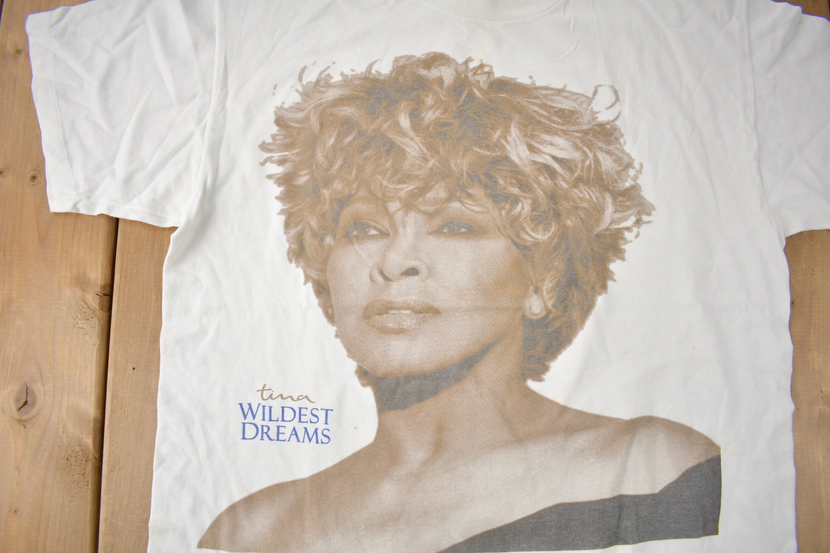 Vintage 1997 Tina Turner Wildest Dreams Tour Graphic T-shirt Size Large