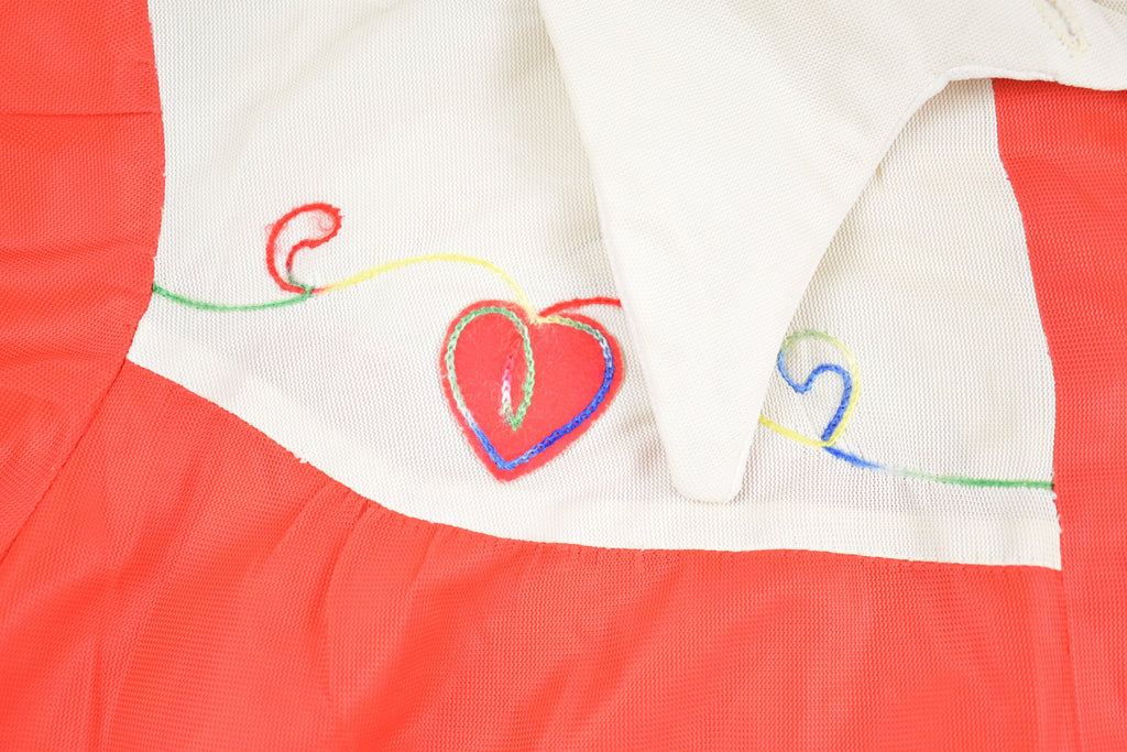 Vintage 1970s Chain stitched Cute Button Up Shirt  Casual Shirt  Formal Shirt  Cute  Beach Shirt  Summer Shirt  Hearts