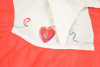 Vintage 1970s Chain stitched Cute Button Up Shirt  Casual Shirt  Formal Shirt  Cute  Beach Shirt  Summer Shirt  Hearts